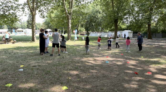 Les jeunes de Florange s'amusent durant les estivales de Bétange