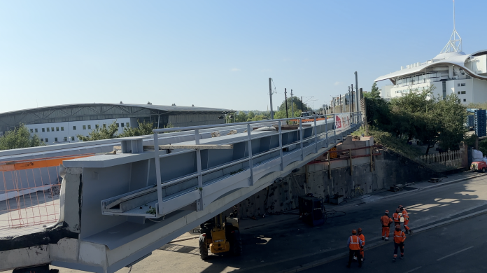 un pont de 1905 remplacé à Metz par la SNCF