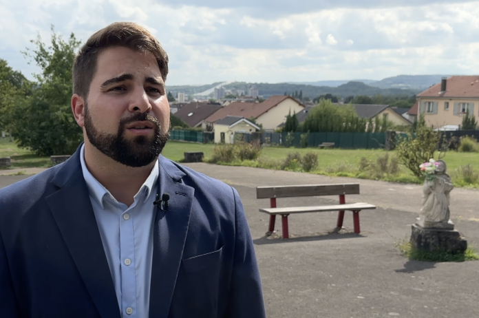 Quentin Bigot candidat à Gandrange