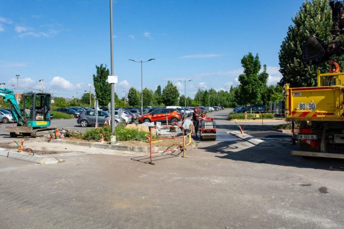 Uckange : le parking de la gare désormais payant - Crédit photo : Communauté d'Agglomération du Val de Fensch