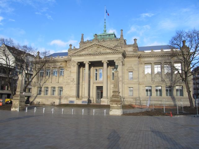 tribunal judiciaire de Strasbourg. Crédit : justice.fr