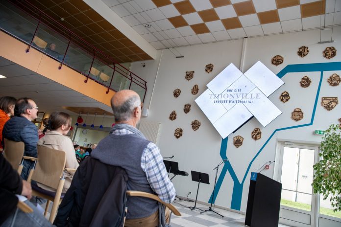 Le Zap : une fresque numérique à l’hôpital Le Kem. Crédit : Ville de Thionville