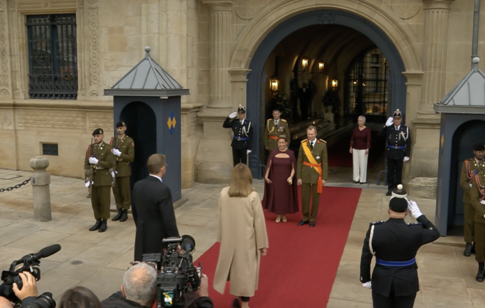 changement de grand duc au Luxembourg