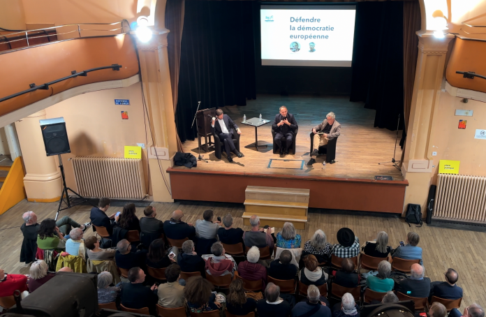 glucksmann à Metz avec Xavier Bouvet