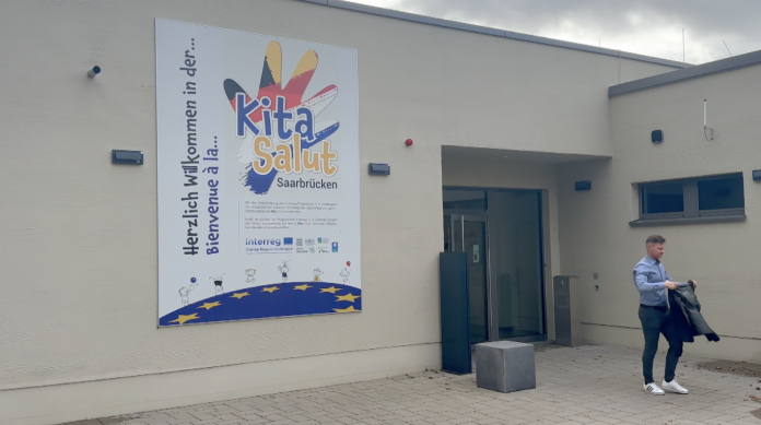 Kita Salut : La région grand est rend visite à la crèche transfrontalière de Sarrebruck