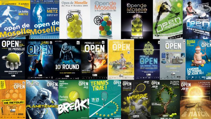 Moselle Open : 22 ans d'affiches
