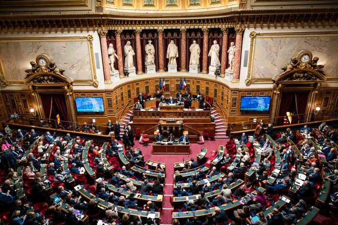 Sénat. XOSE BOUZAS / HANS LUCAS / HANS LUCAS VIA AFP