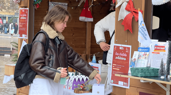 « C'est une chance pour nous » : À Metz, le marché de Noël est solidaire avec les associations