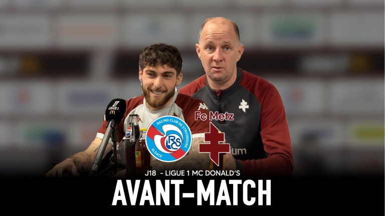 Le FC Metz et Strasbourg face à leurs supporters avant le derby de l&rsquo;Est en Ligue 1