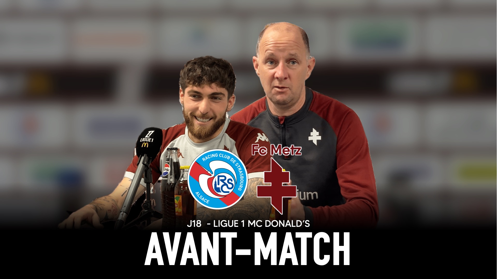 Le FC Metz et Strasbourg face à leurs supporters avant le derby de l’Est en Ligue 1