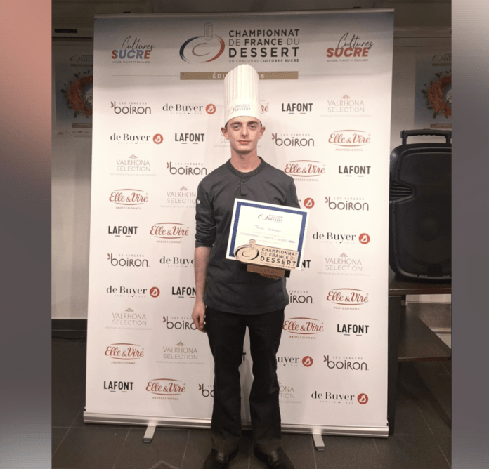 Le zap : Thomas Giraudon remporte la finale régionale du championnat de France du dessert