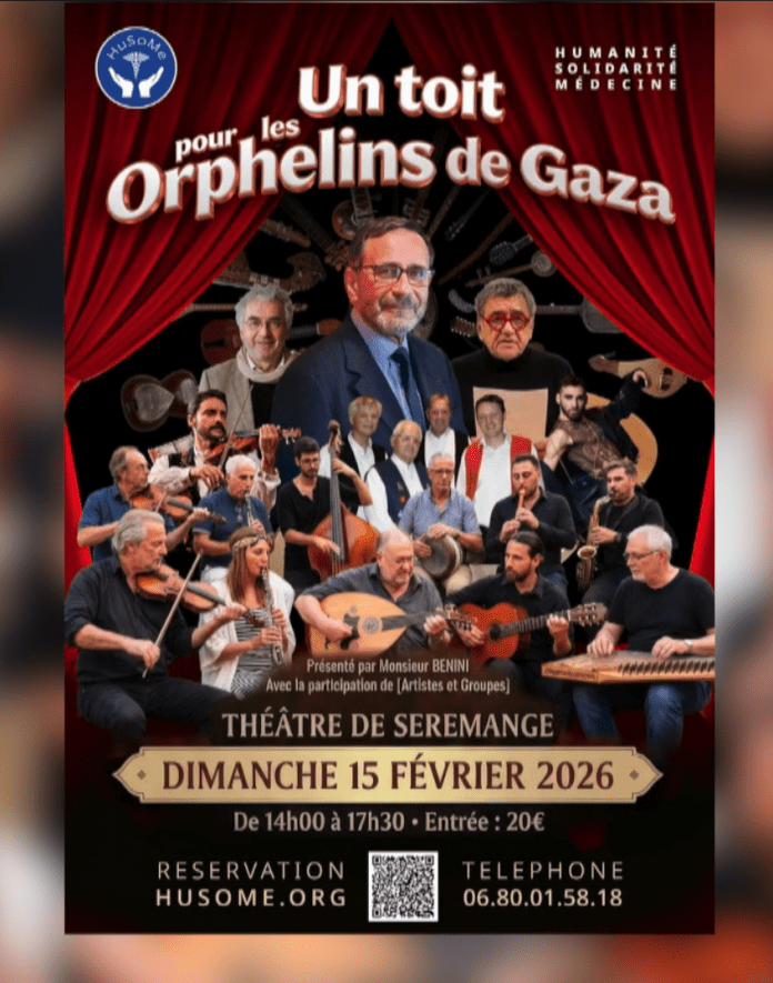 Le Zap : concert caritatif pour les orphelins de Gaza