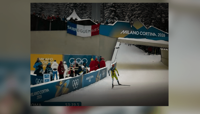 La banderole olympique sarregueminoise fait son retour aux JO d’hiver
