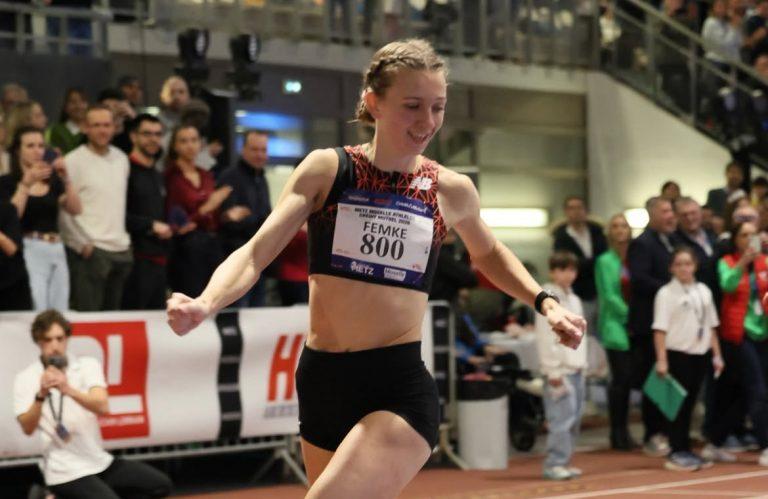 Revivez en vidéo la performance historique de Femke Bol sur 800 m au Meeting de Metz Athlélor