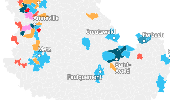 carte politique de la moselle