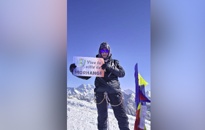 Le Zap : le drapeau de Morhange aux plus hauts sommets !