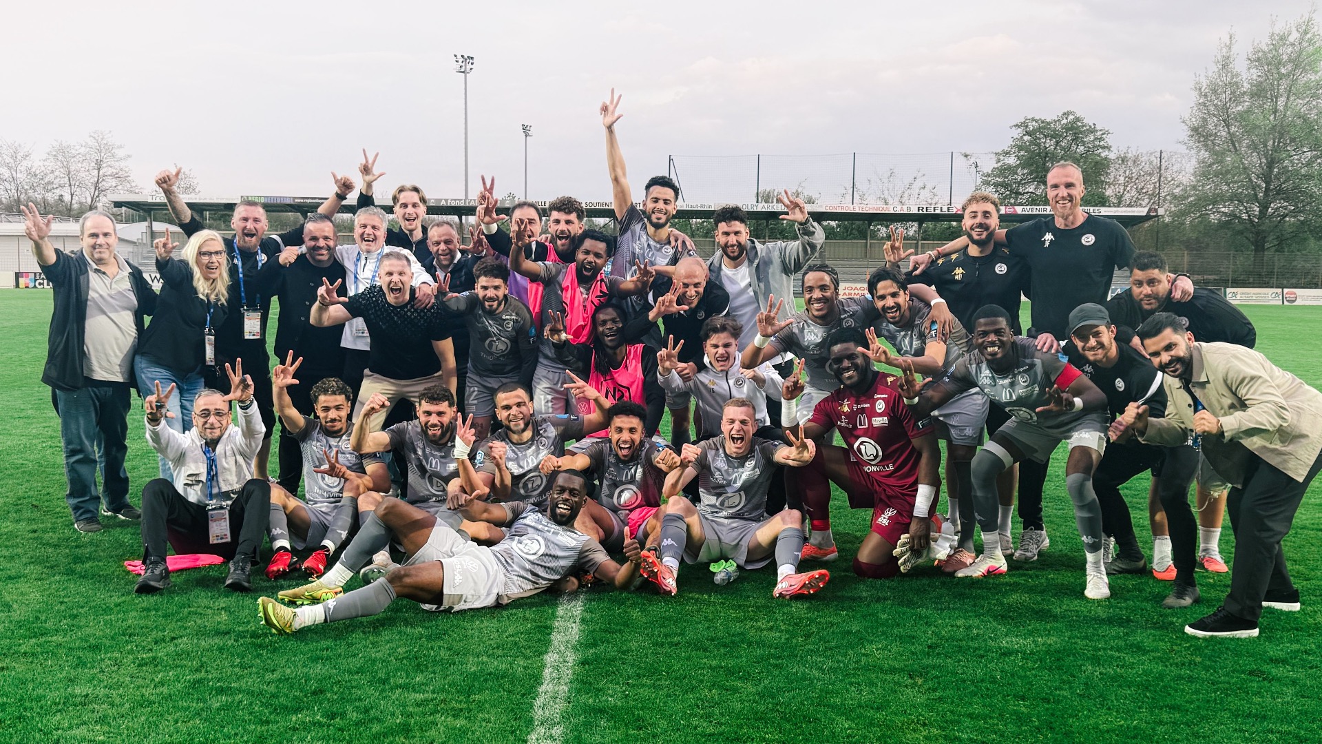 Champion de National 2, l’US Thionville Lusitanos est officiellement promu en Ligue 3