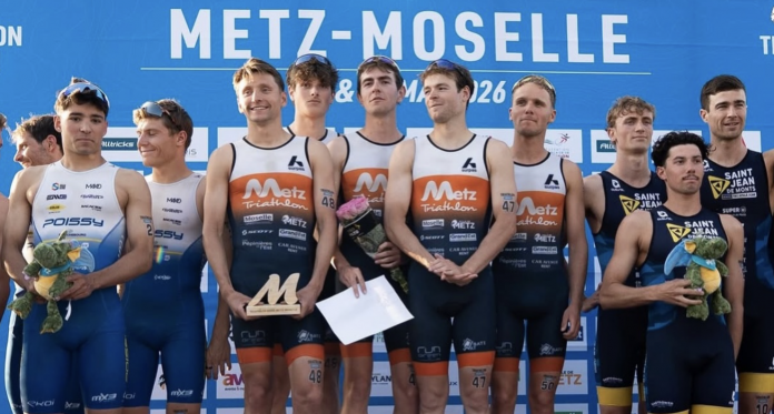 Du soleil et des performances au triathlon à Metz