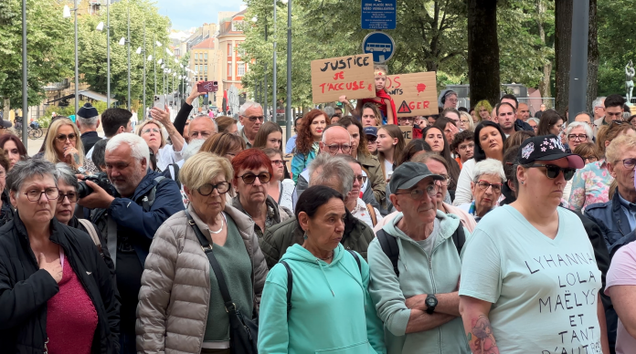 « Ce système est à bout de souffle ». 350 personnes réunies devant le tribunal de Metz en hommage à Lyhanna