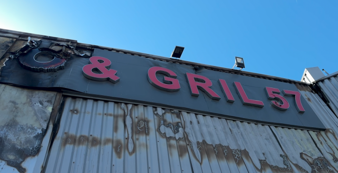 Incendie dans un restaurant à Betting