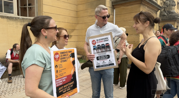 Une soixantaine de personnes mobilisées à Metz pour l'avenir de Pep Lor'Est