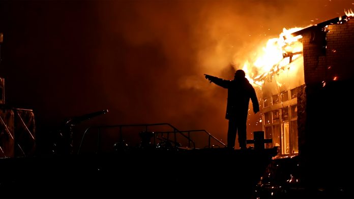 Incendie dans un restaurant à Betting