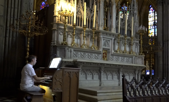 Thierry Ferré va faire résonner l'orgue messin devant le Pape