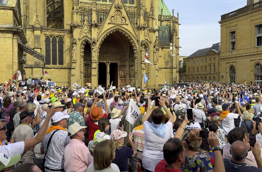Léon XIV à Metz : une journée placée sous le signe de la paix