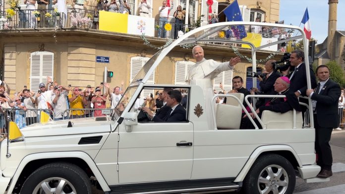 Revivez en images la visite du pape Léon XIV à Metz