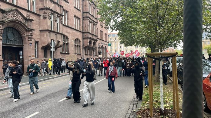 Une manifestation est en cours à Metz