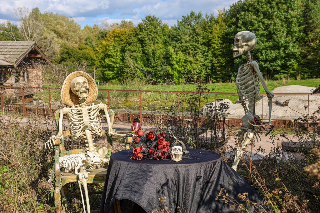 Le parc de Sainte-Croix revêt son costume d'Halloween. © Carla Datola