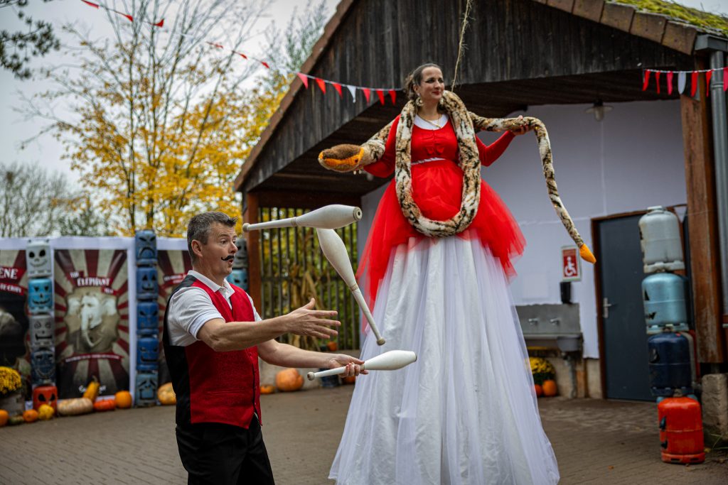 Le parc de Sainte-Croix revêt son costume d'Halloween. © Carla Datola