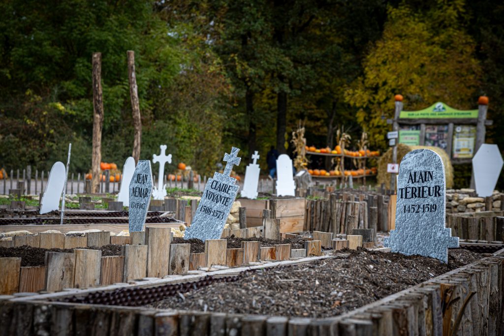 Le parc de Sainte-Croix revêt son costume d'Halloween. © Carla Datola