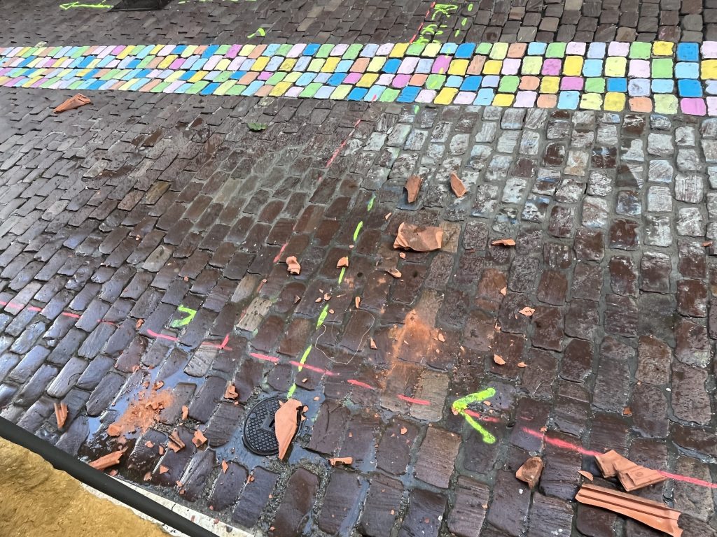 À Metz, un immeuble évacué après des infiltrations d’eau. ©DR
